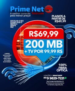 Fibra ÓPtica 600 Mb Prime Net